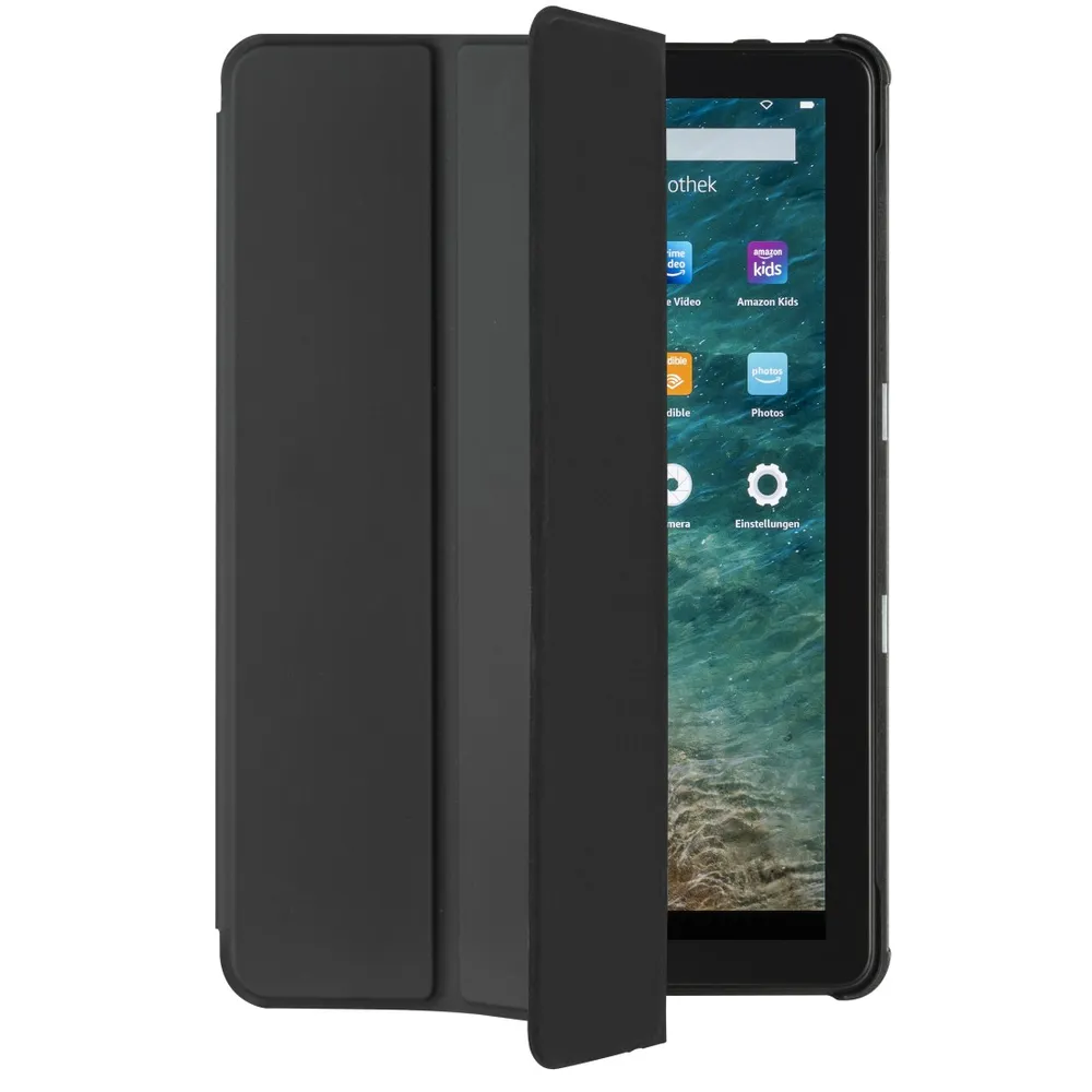Hama Tablet-Hülle Smart Case Fold Tasche Cover Schutz-Hülle Black, Cover als flexibler schlanker Schutz mit Standfunktion