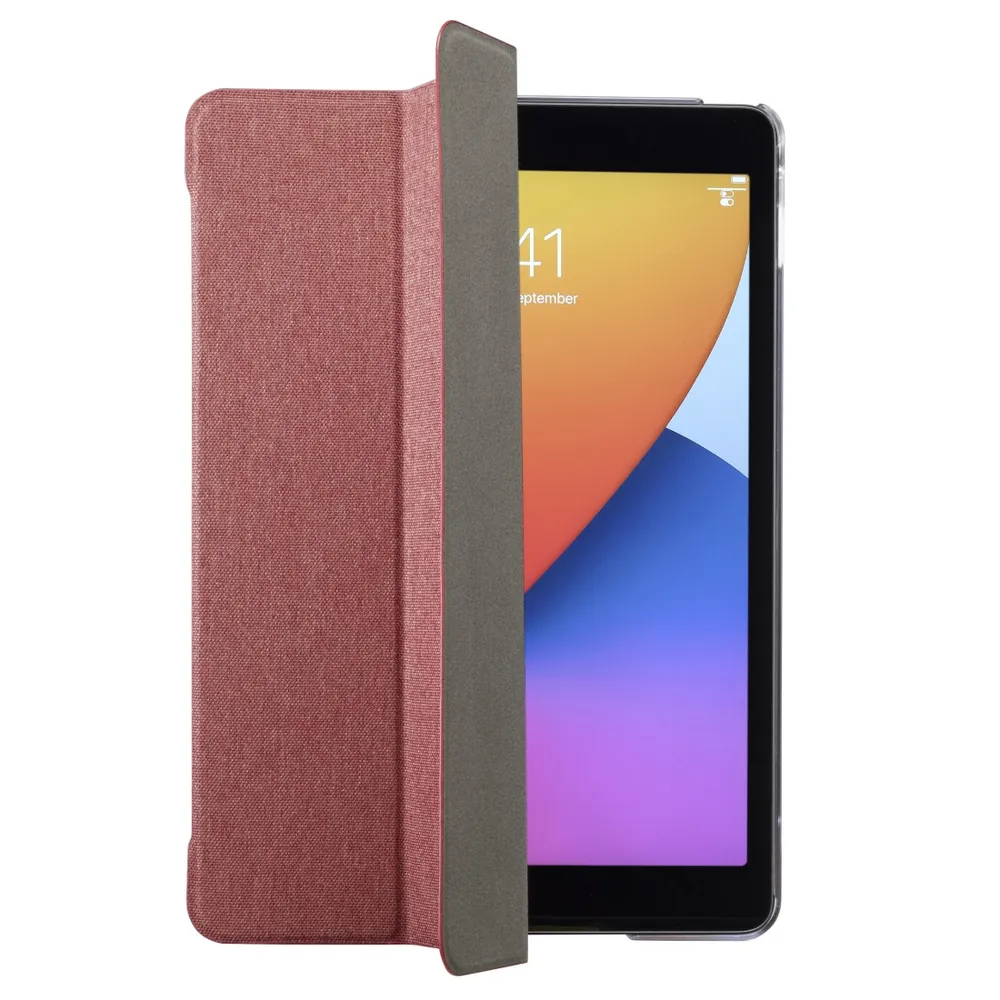 Hama Tablet-Hülle Smart Case Tampa Tasche Cover Hülle Bag Rot, Standfunktion für Apple iPad 7 2019 / iPad 8 2020 / iPad 9 2021 10,2"