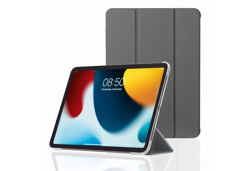 Hama Tablet-Hülle Smart Case Tasche Fold Clear Cover Hülle Grau, Standfunktion Magnet-Verschluss für Apple iPad mini 6 2021 8,3"