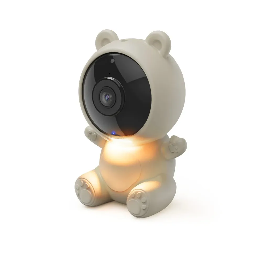 Hama Überwachungskamera Babyphone mit Kamera (Babykamera mit App, Nachtsicht, 2-Wege-Audio) (Schrei-Erkennung, Bewegungserkennung, Temperaturüberwachung, Full-HD)