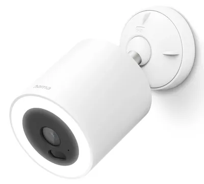 Hama Überwachungskamera Smarte Überwachungskamera mit Licht u. Bewegungsmelder, WLAN, außen (IP65, 2,5K, Personenerkennung, Micro-SD-Kartenslot, 2-Wege-Audio, App)