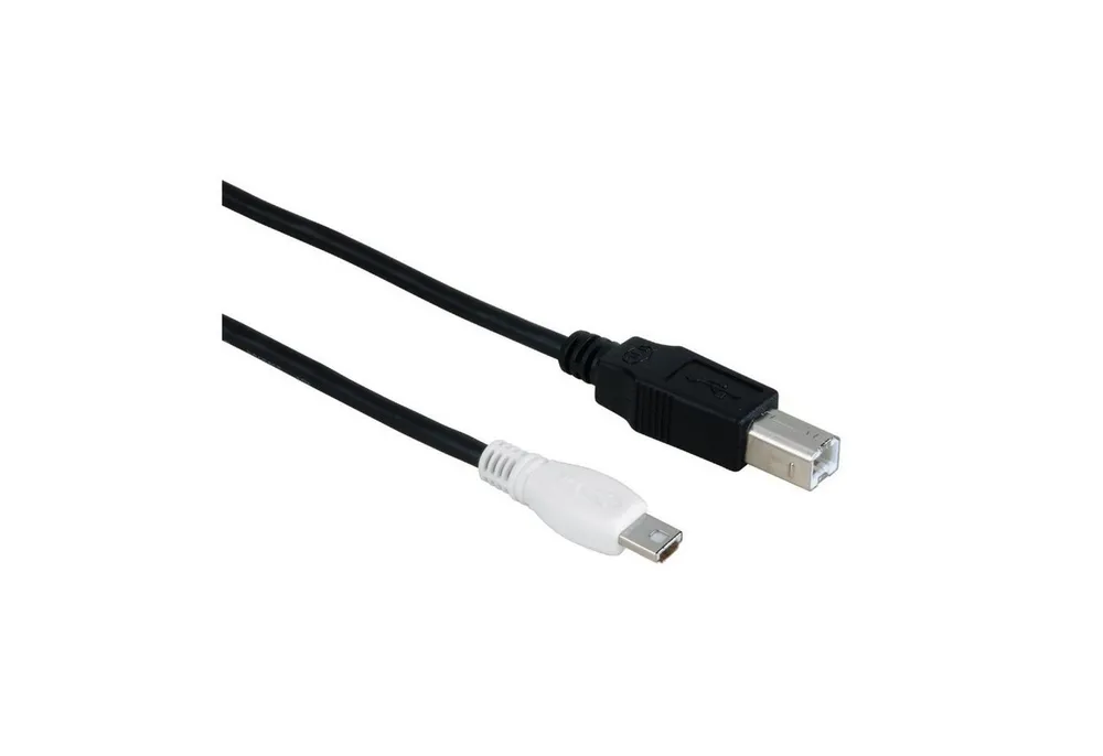 Hama USB-Kabel OTG On the Go USB 2.0 Kabel USB-Kabel, USB Typ B, USB Typ Mini-A, (180 cm), Mini USB-A auf USB-B Stecker, OTG-Funktionen