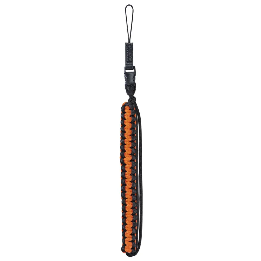 "Handschlaufe ""Braid 20"", Schnellverschluss, Länge 20 cm, Schwarz/Orange (00027217)"