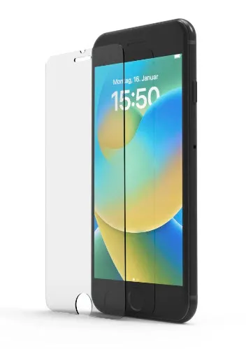 "Handy-Schutzglas ""Clear Protect"" für iPhone 7/8/SE2020/SE2022, Montagehilfe (00222711)"