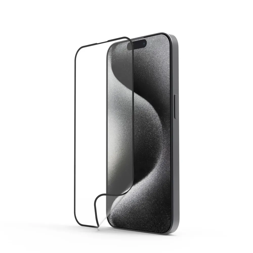 "Handy-Schutzglas ""Super Hybrid"" für Apple iPhone 16 Pro Max, Montagehilfe (00222791)"
