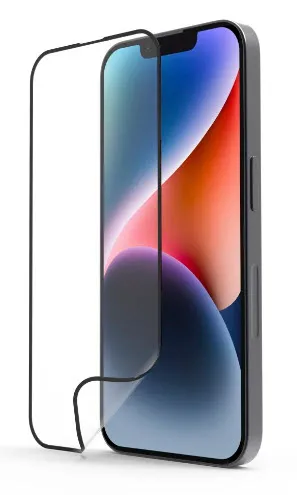 "Handy-Schutzglas ""Super Hybrid"" für Apple iPhone 13/13 Pro/14, Montagehilfe (00222738)"