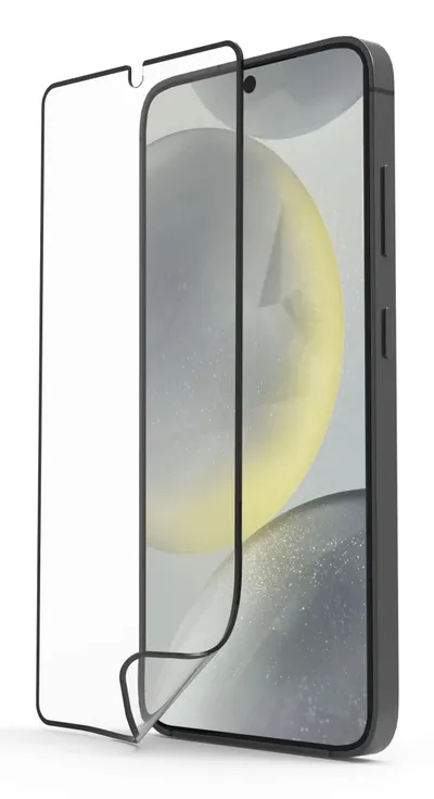 "Handy-Schutzglas ""Super Hybrid"" für Samsung Galaxy S25, Montagehilfe (00228517)"