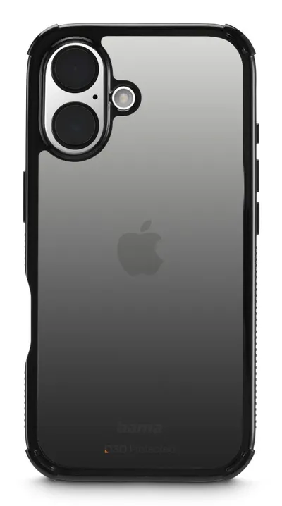 "Handyhülle ""Extreme Protect"" für Apple iPhone 16, Schwarz (00123754)"