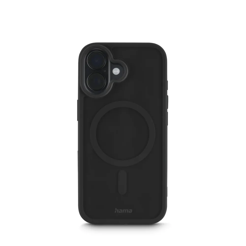 "Handyhülle ""Frame Protect"" für iPhone 17, magnetisch, durchsichtig, Schwarz (00232381)"