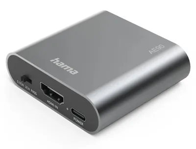 "HDMI-Audio-Extractor ""AE90"", HDMI™ zu Audio, Toslink, 3,5-mm-Klinke, Silber (00205100)"