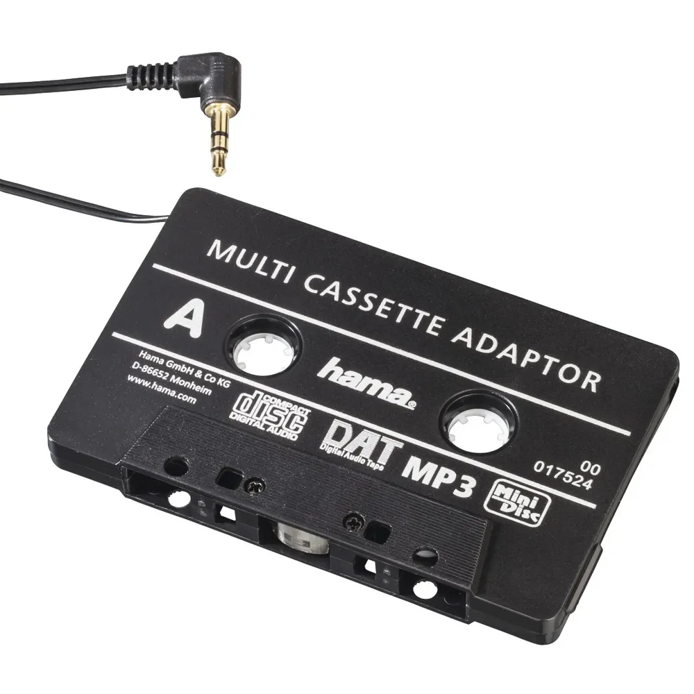 KFZ-Kassettenadapter für Smartphones, MP3-Player, CD-Player, 3,5-mm-Klinke (00017524)