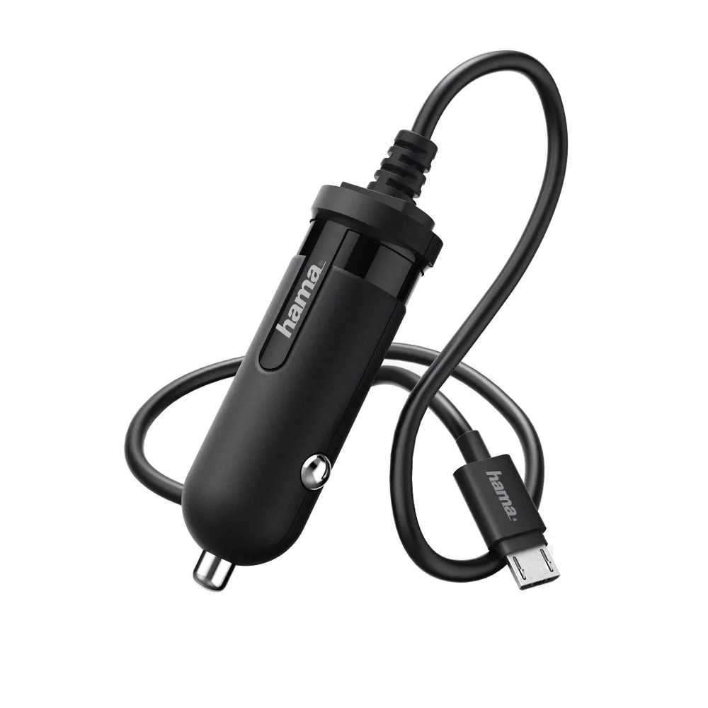 Kfz-Ladegerät, Micro-USB, 2,4 A, Schwarz (178302)