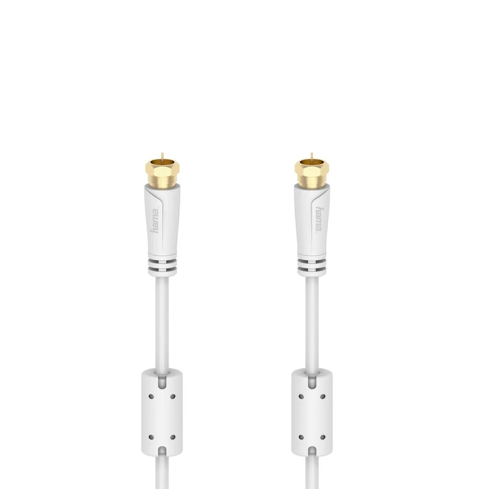 Koaxialkabel für Kabelrouter, Netzwerk, F-Stecker, 75 ?, 100 dB, 3,00 m (00201132)