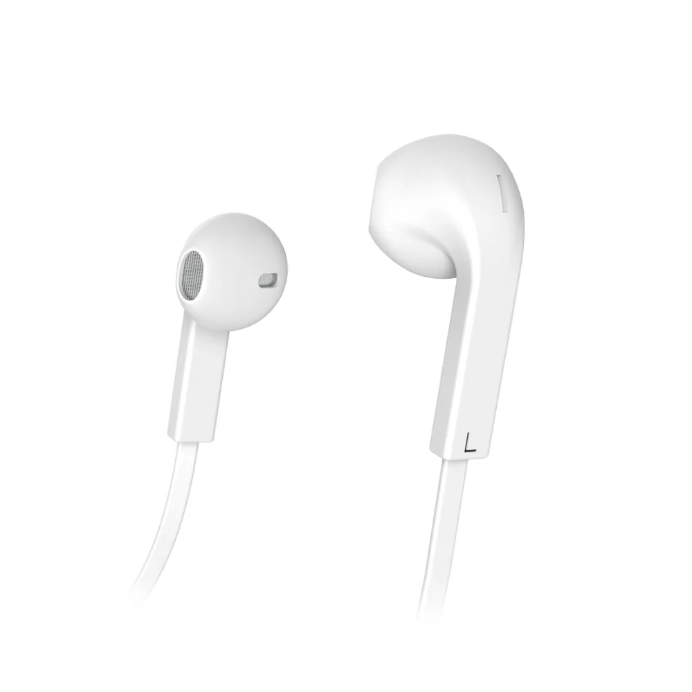 "Kopfhörer ""Advance"", Earbuds, Mikrofon, Flachbandkabel, Weiß (00184138)"