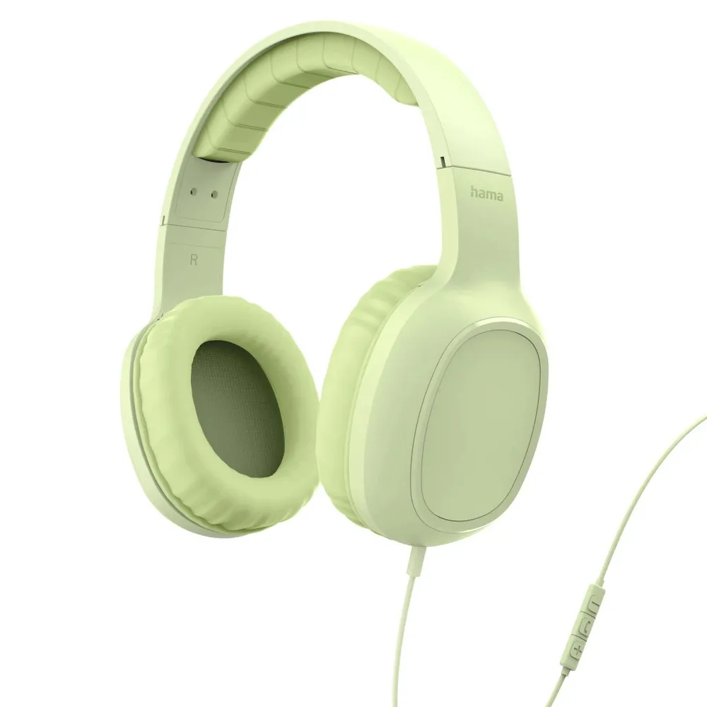 "Kopfhörer ""Fun C"", On-Ear, Mikrofon, einseitige Kabelführung, USB-C, Grün (00221816)"
