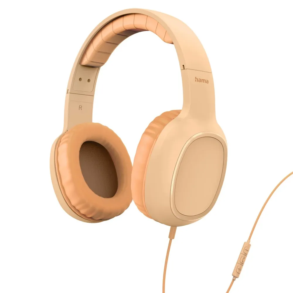 "Kopfhörer ""Fun C"", On-Ear, Mikrofon, einseitige Kabelführung, USB-C, Orange (00221817)"