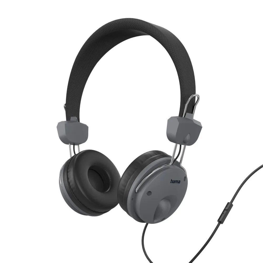"Kopfhörer ""Fun"", On-Ear, Mikrofon, Einseitige Kabelführung, Schwarz (00184145)"