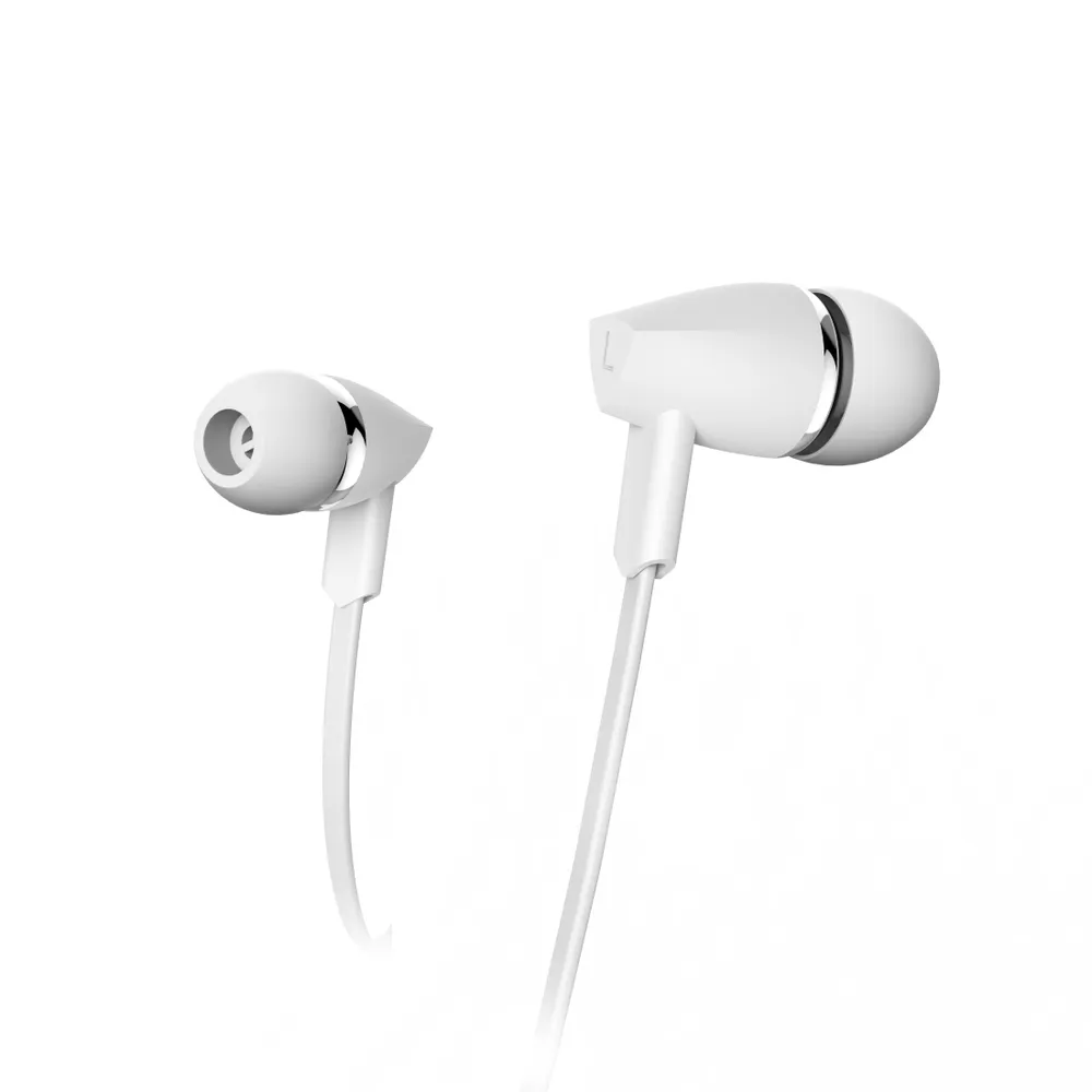 "Kopfhörer ""Joy"", In-Ear, Mikrofon, Flachbandkabel, Weiß (00184134)"