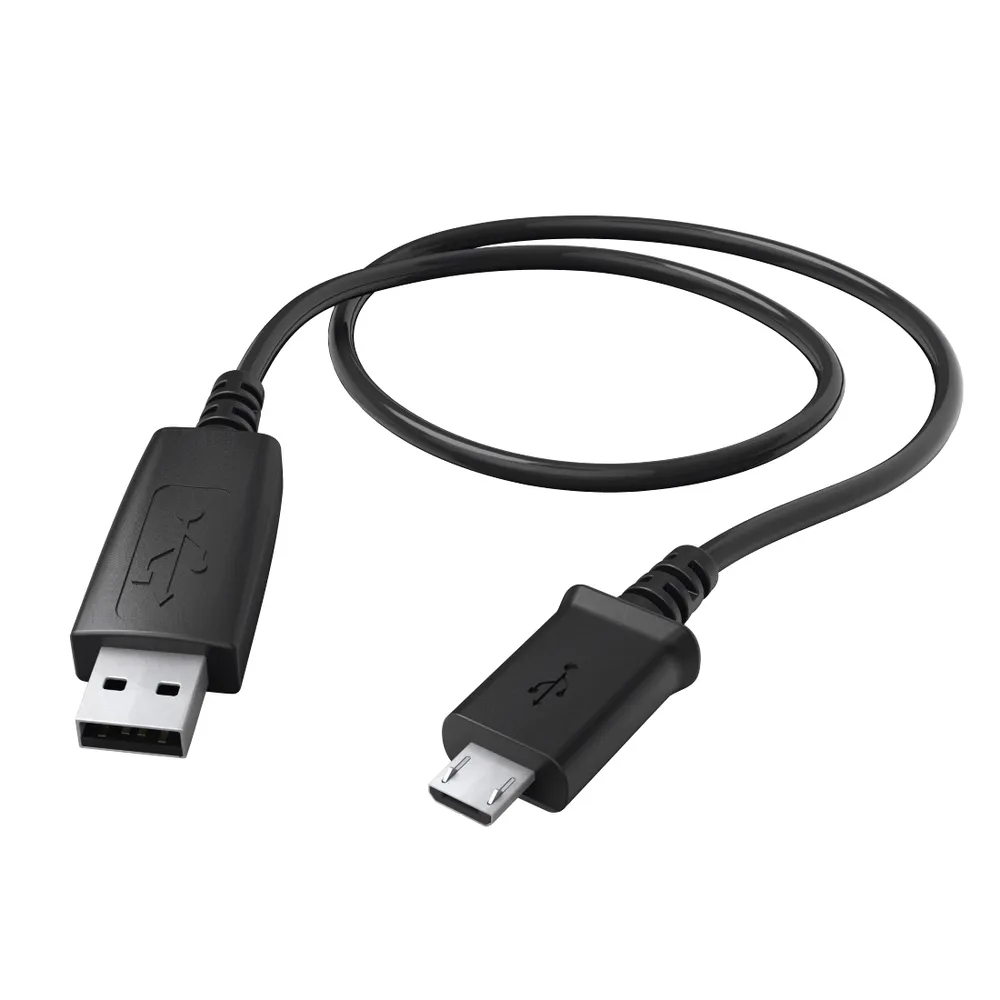 Lade-/Datenkabel, Micro-USB, 0,6 m, Schwarz (00178389)