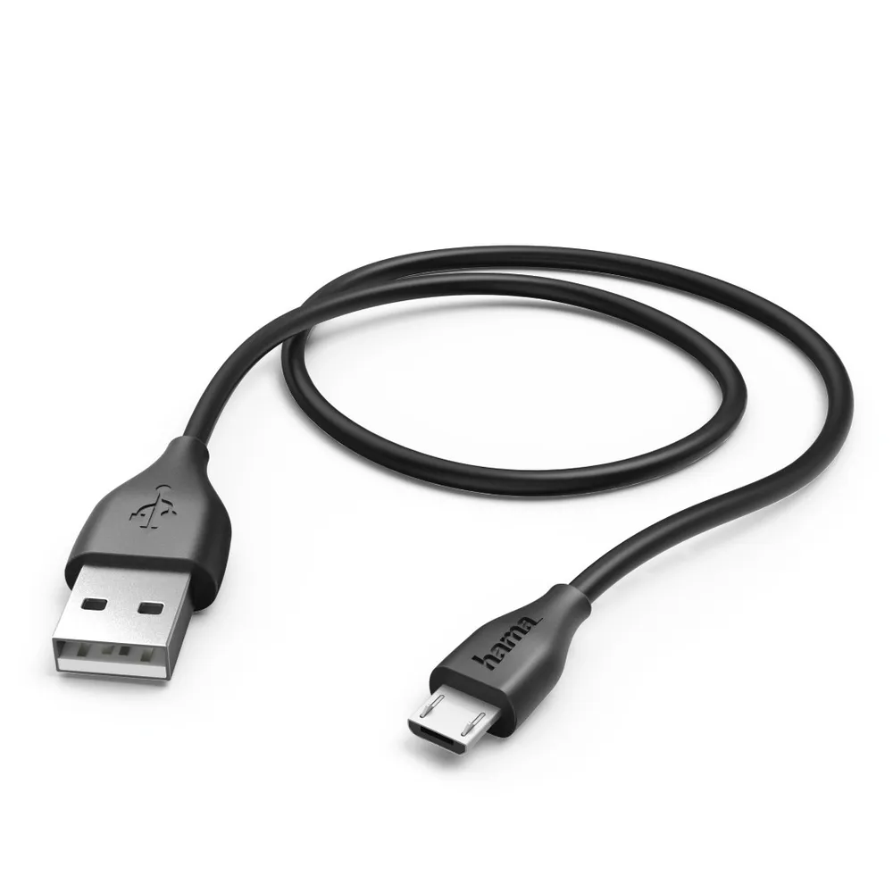 Lade-/Datenkabel, Micro-USB, 1,4 m, Schwarz (00173610)