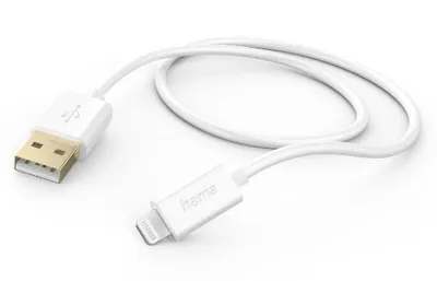 Ladekabel, USB-A - Lightning, 1,5 m, Weiß (00125104)