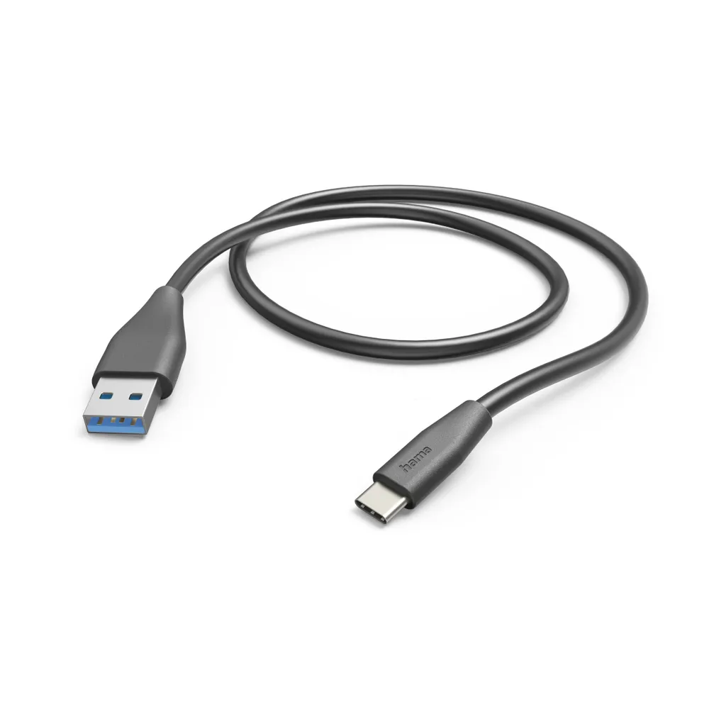 Ladekabel, USB-A - USB-C, 1,5 m, Schwarz (00201595)