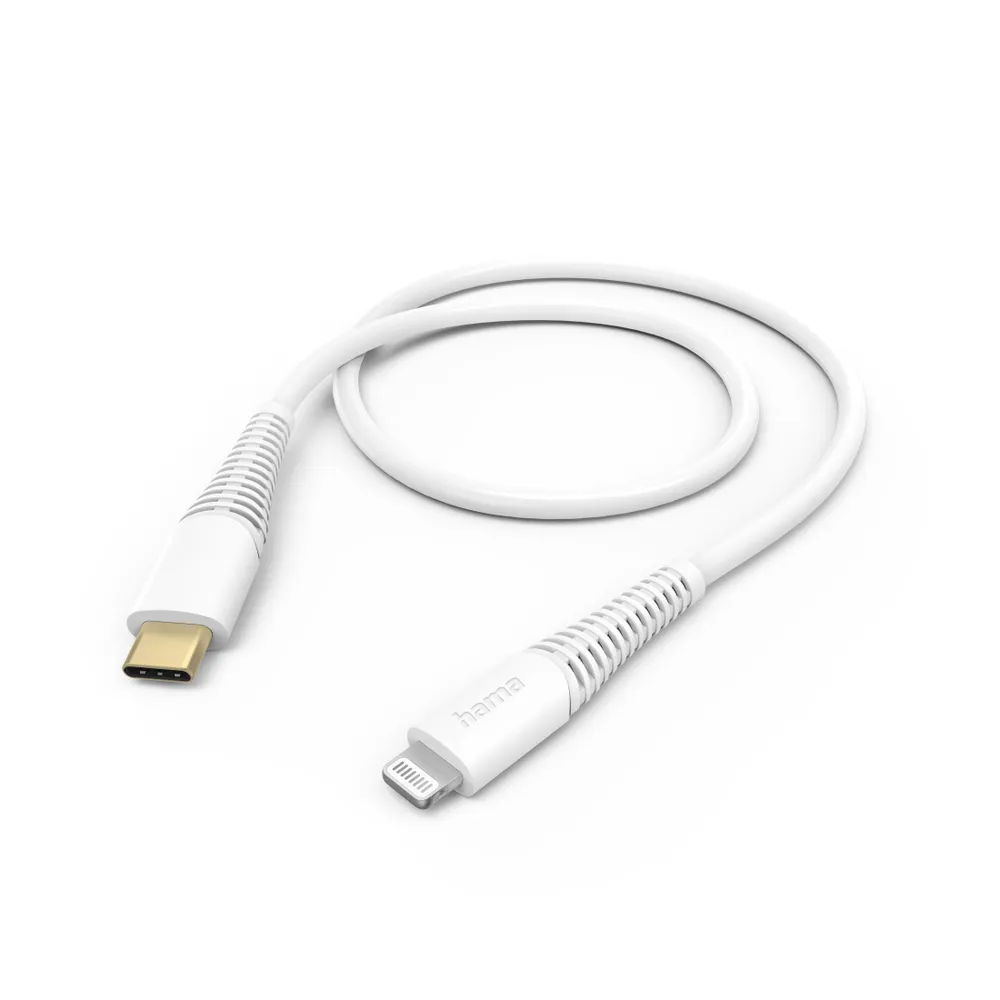 Ladekabel, USB-C - Lightning, 1,5 m, Weiß (00201603)