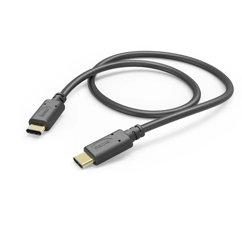 Ladekabel, USB-C - USB-C, 1,5 m, Schwarz (00201591)