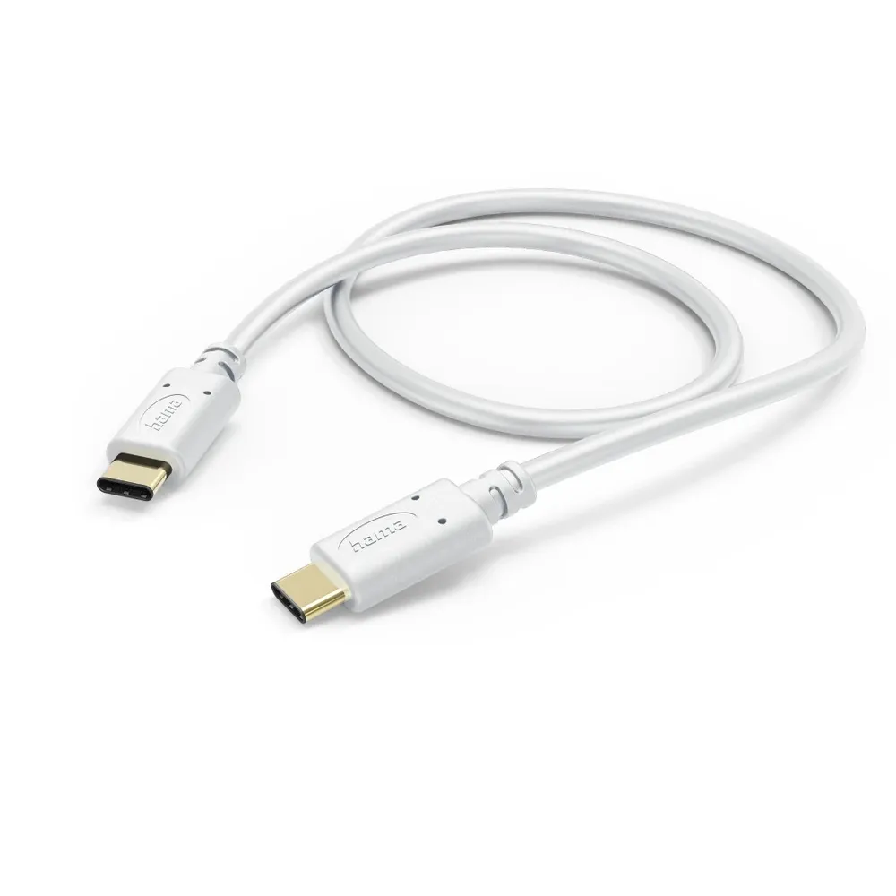 Ladekabel, USB-C - USB-C, 1,5 m, Weiß (00201704)