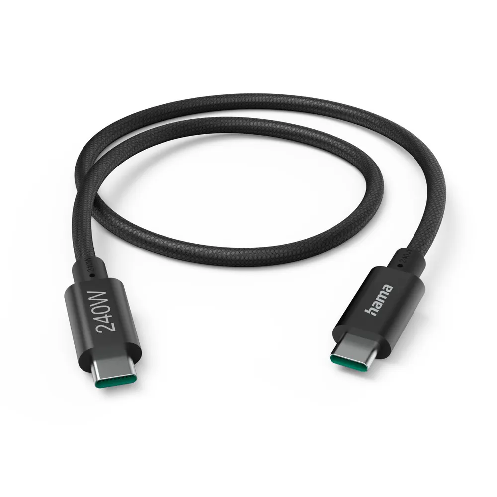 "Ladekabel USB-C - USB-C, 240W, ""Full-Featured"", USB 3.2 Gen1, 5Gbit/s, 1,5m (00201702)"