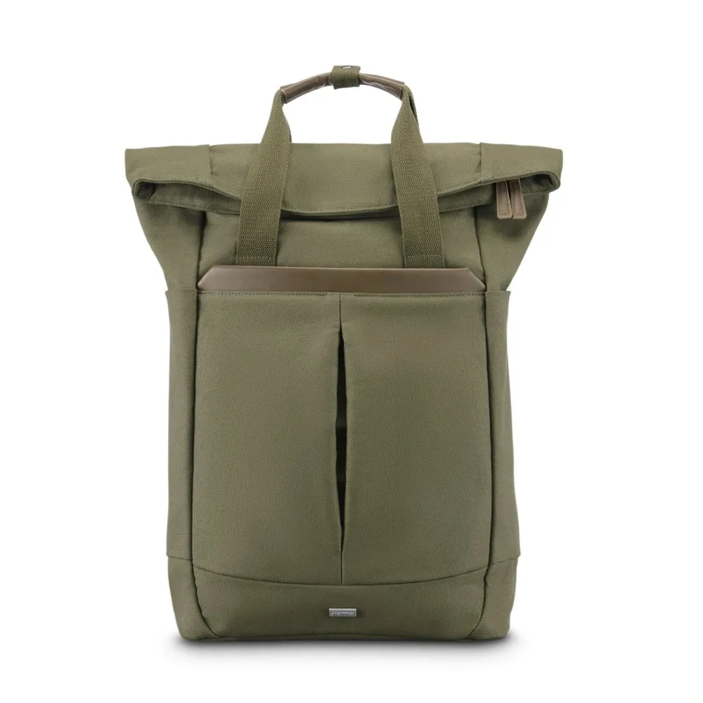 "Laptop-Rucksack ""Pureline"", bis 41 cm (16,2""), Grün-Braun (00222083)"