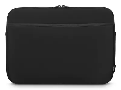 "Laptop-Sleeve ""Neoprene"" mit Vorderfach, 36 - 40 cm (14,1""-15,6""), Schwarz (00227069)"