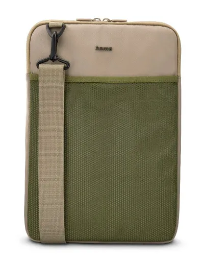 "Laptop-/Tablet-Sleeve ""To Go"" zum Umhängen, bis 31 cm (12,1""), Beige-Grün (00222070)"