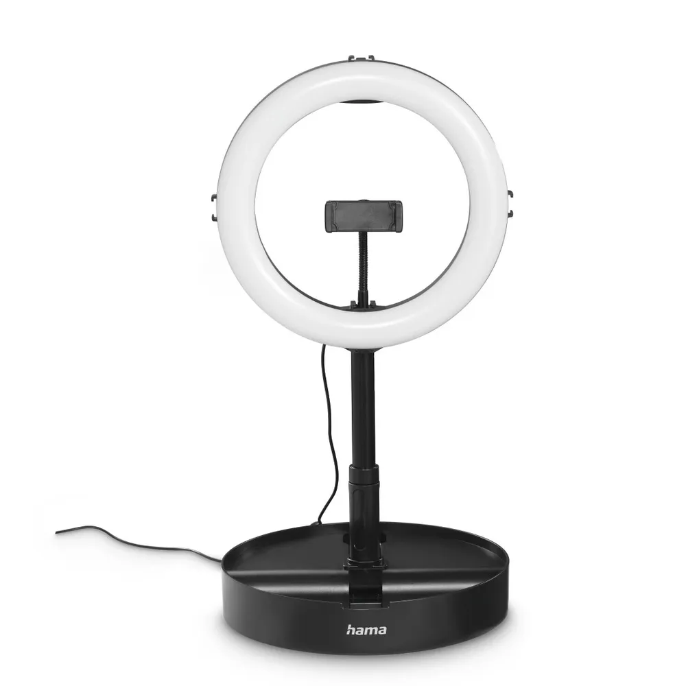 "LED-RGB-Ringleuchte ""SpotLight FoldUp RGB 102 "", Smartphone-Set, faltbar (00004665)"