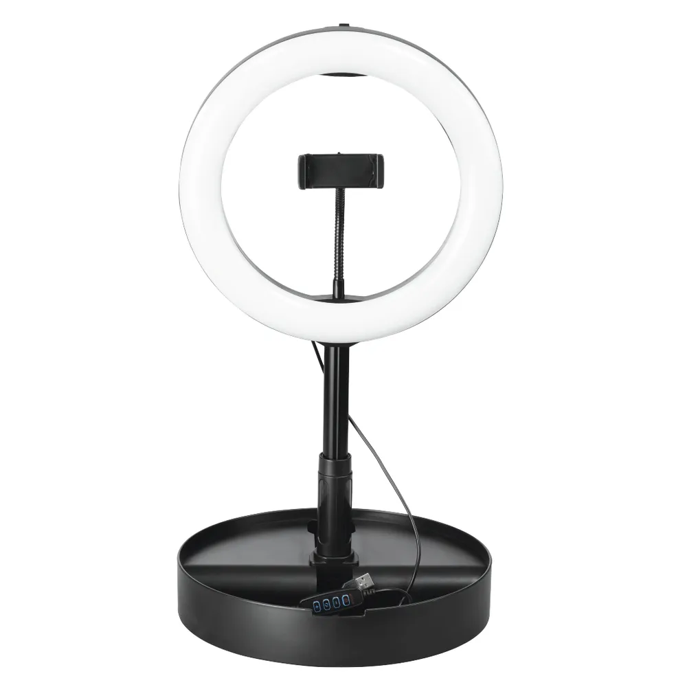 "LED-Ringleuchte ""SpotLight FoldUp 102"", Set für Smartphones, faltbar, 10,2“ (00004642)"