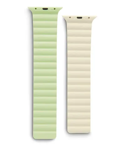 "Magnetarmband ""Fantastic Feel"" für Apple Watch 38/40/41mm, Grün/Beige (00136839)"