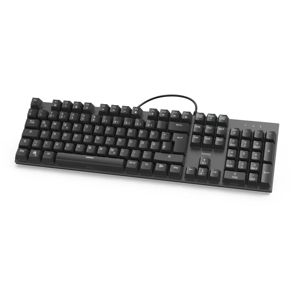 Mechanische Office-Tastatur "MKC-650", extralanges Kabel, Schwarz/Anthrazit