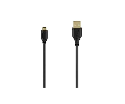 "Micro-USB-Kabel ""Flexi-Slim"", USB 2.0, 480 Mbit/s, 0,75 m (00074264)"