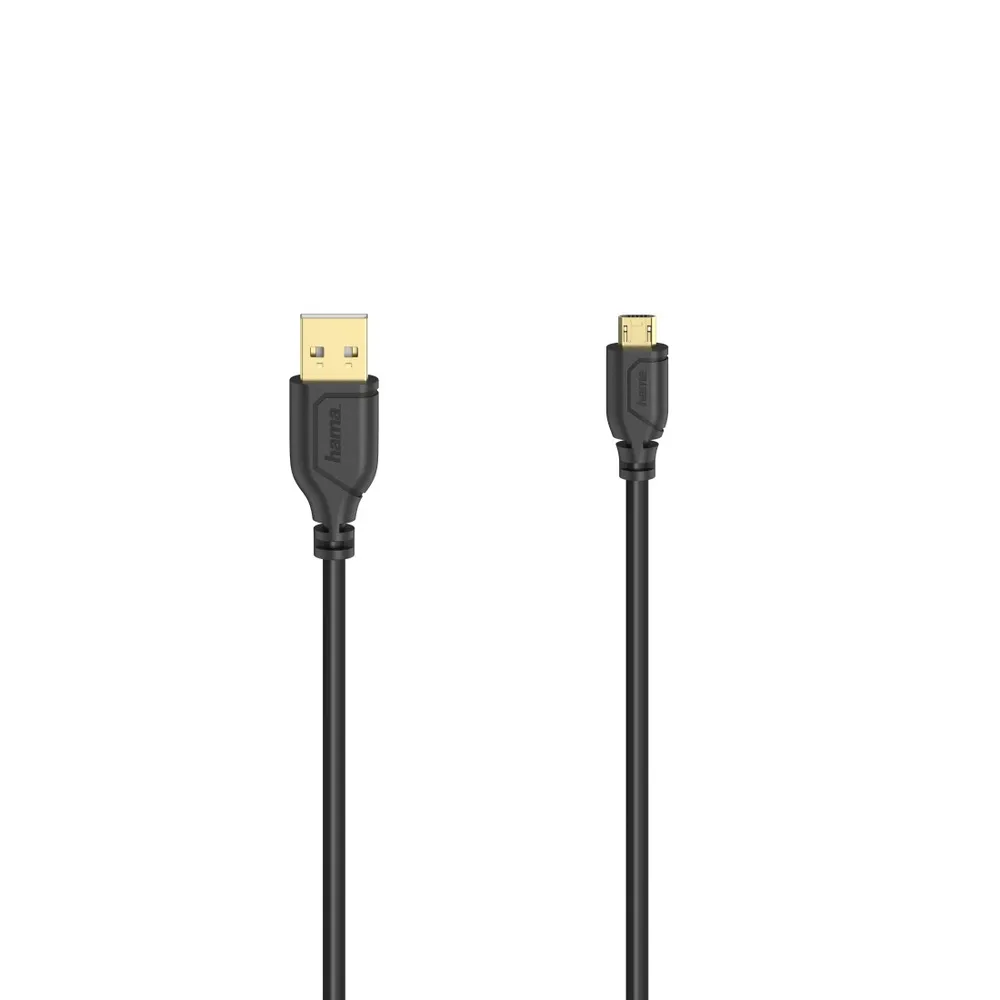 "Micro-USB-Kabel ""Flexi-Slim"", USB 2.0, 480 Mbit/s, 0,75 m (00200610)"