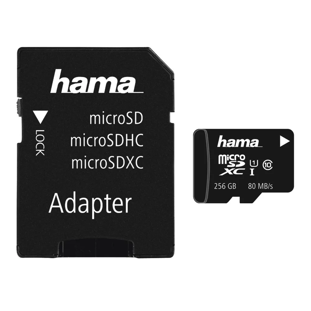 microSDXC 256GB Class 10 UHS-I 80MB/s + Adapter/Mobile (00213117)