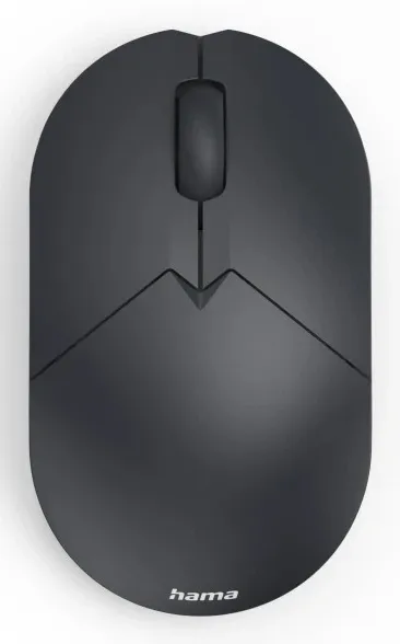 Mini-Funkmaus WM-150, optisch, 3 Tasten, ohne Klickgeräusch, Schwarz (00173076)