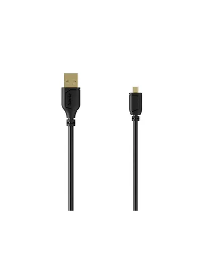 "Mini-USB-Kabel ""Flexi-Slim"", Mini-B8-Stecker, USB 2.0, 480 Mbit/s, 0,75 m (00074263)"