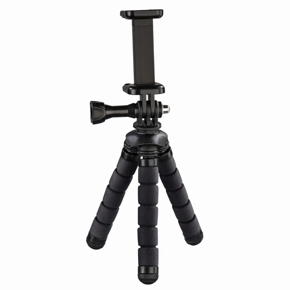 "Ministativ ""Flex"" für Smartphone und GoPro, 14 cm, Schwarz (00004609)"