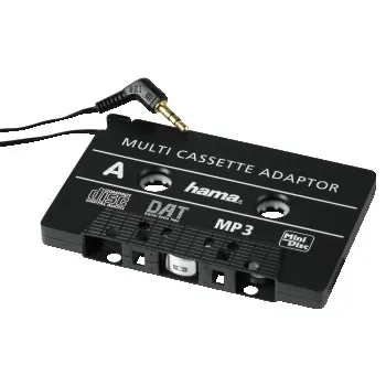 MP3-/CD-Kassetten-Adapter Kfz, Schwarz (00089292)