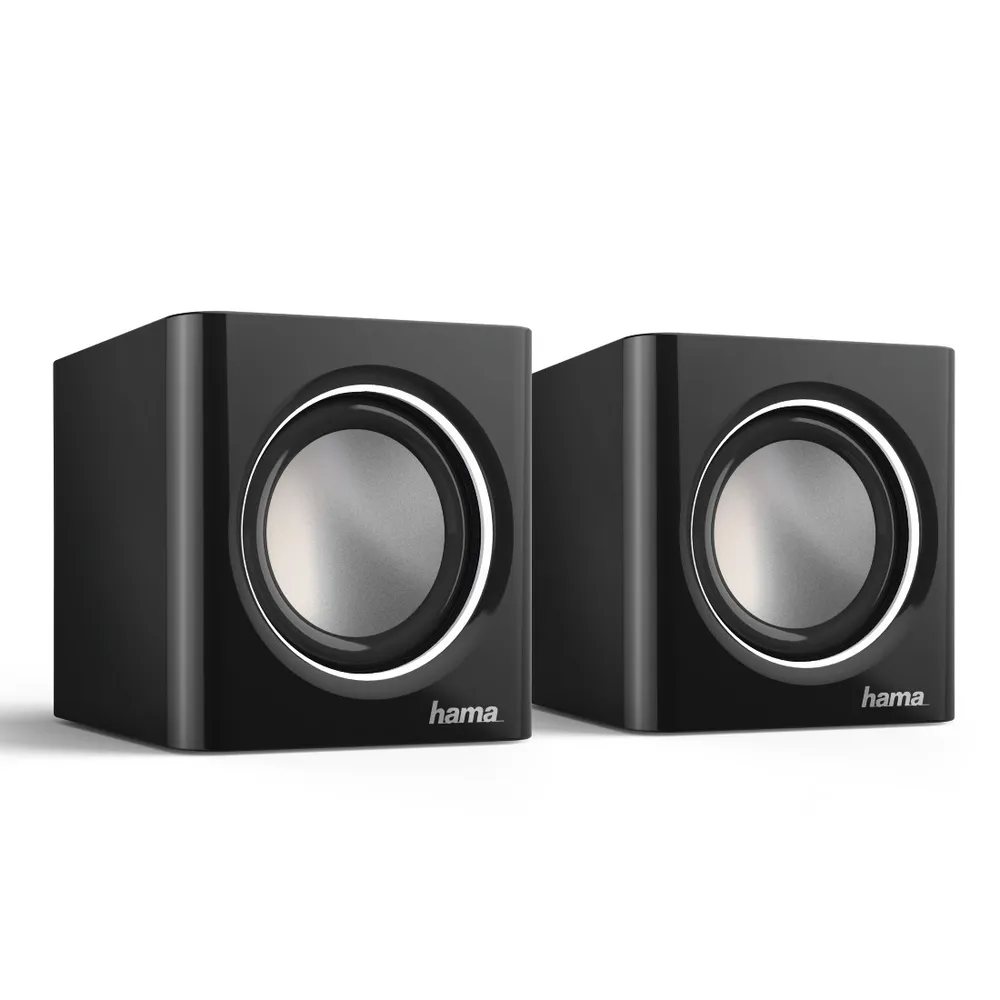 "Notebook-Lautsprecher ""Sonic Mobil 185"", Schwarz/Silber (00173132)"