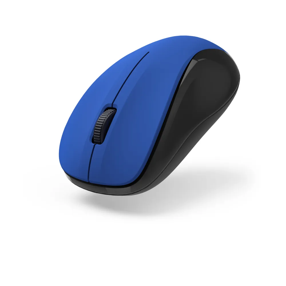 Optische 3-Tasten-Funkmaus "MW-300 V2", geräuschlos, USB-Empfänger, Blau