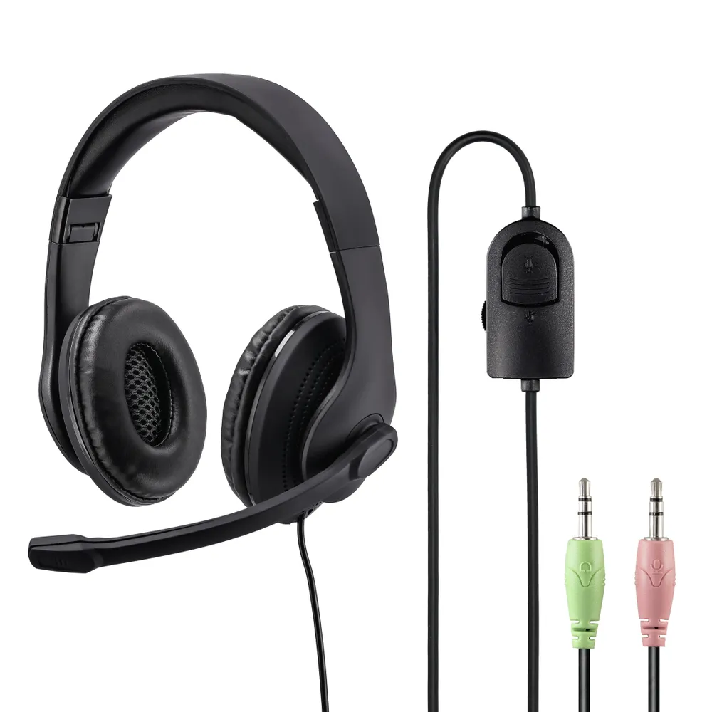 "PC-Office-Headset ""HS-P200"", Stereo, Schwarz (00139923)"