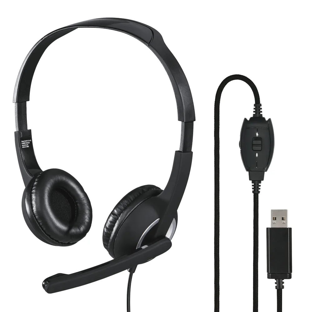 "PC-Office-Headset ""HS-USB250"", Stereo, Schwarz (00139928)"
