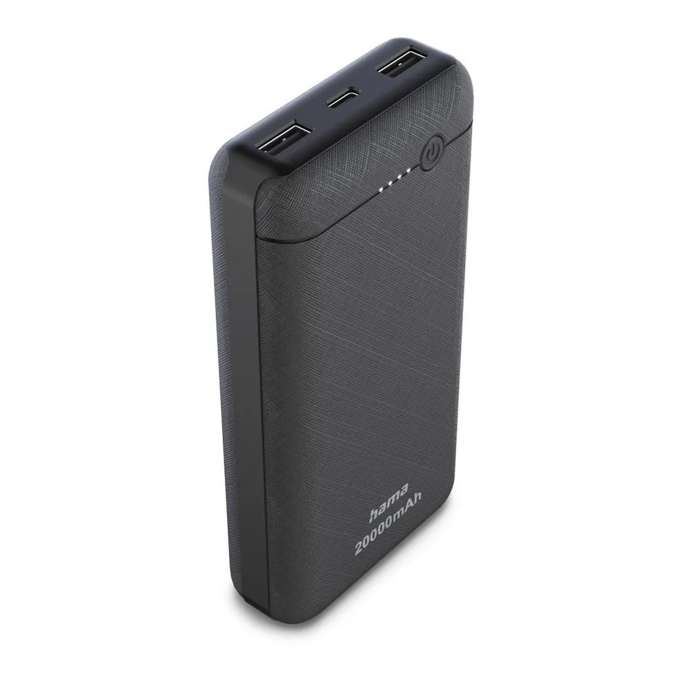 "Power Pack ""20000mAh"", Ausgänge: 1 x USB-C, 2 x USB-A, Schwarz (00201754)"