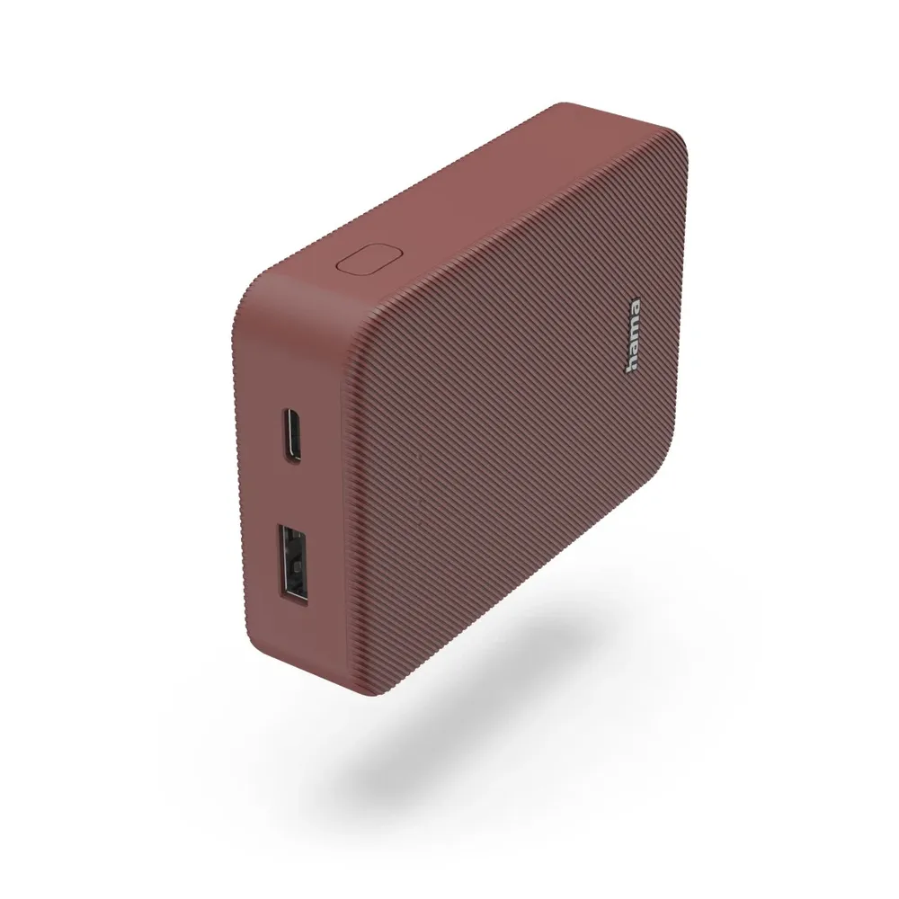 "Power Pack ""Colour 10"", 10000mAh, 2 Ausgänge: USB-C, USB-A, Rot (00201714)"